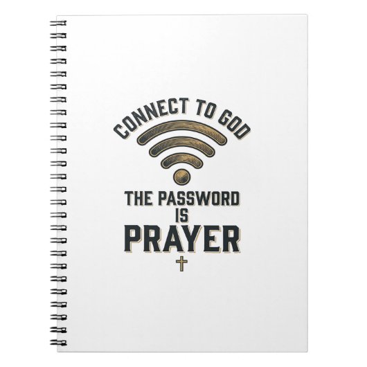 Carnet Connexion à Dieu Prière Vector Design Chrétien_1 (Devant)