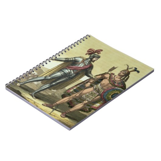 Carnet Conquérant avec un chef de Natif américain (Côté gauche)