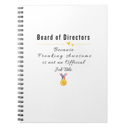 Carnet Conseil d'administration (Devant)