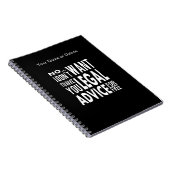 Carnet Conseil juridique gratuit - Citation d'avocat amus (Côté Droit)