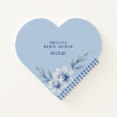 Carnet Conseil personnalisé bleu pour la mariée Keepsaké (Dos)