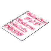 Carnet Conseil Saint-Valentin : Hakuna Matata Funny Texte (Côté gauche)