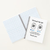 Carnet Conseil virtuel jar q r code argent don PayPal ven (Intérieur)