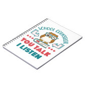 Carnet Conseiller scolaire Vous Parlez J'Écoute (Côté gauche)