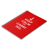 Carnet Conserver calme et transporter HCl (Côté gauche)