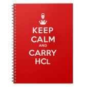 Carnet Conserver calme et transporter HCl (Devant)