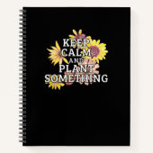 Carnet Conserver le calme et quelque chose de Plante - Ga (Devant)
