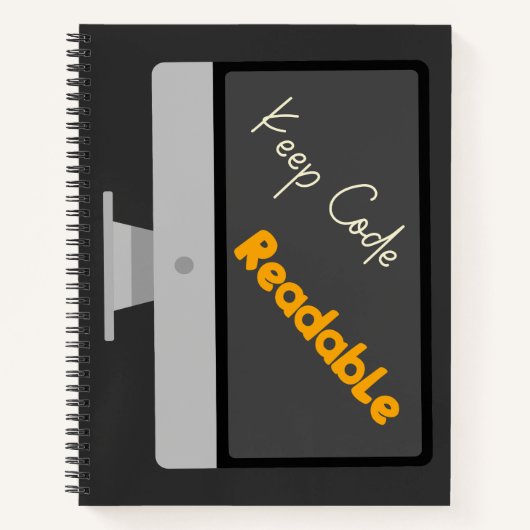 Carnet Conserver le code lisible (Devant)