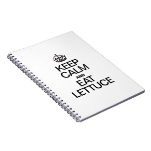 CARNET CONSERVEZ LE CALME ET MANGEZ DE LA LETTURE