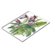 Carnet Consoude - Fleurs à l'aquarelle (Côté gauche)