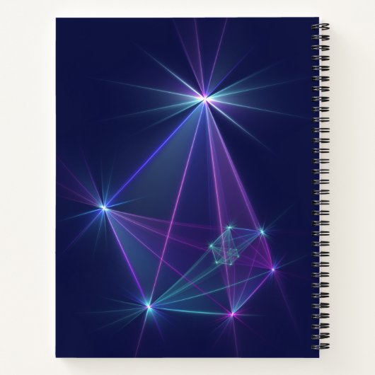 Carnet Constellation, Art Fractal Abstrait Imaginaire (Dos)