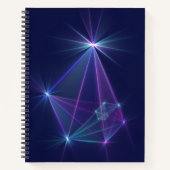 Carnet Constellation, Art Fractal Abstrait Imaginaire (Devant)