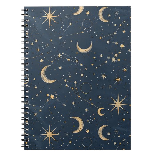 Carnet Constellation céleste - Nuit étoilée (1) (Devant)