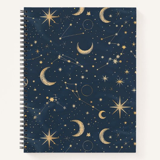 Carnet Constellation céleste - Nuit étoilée (1) (Devant)