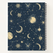 Carnet Constellation céleste - Nuit étoilée (3) (Dos)