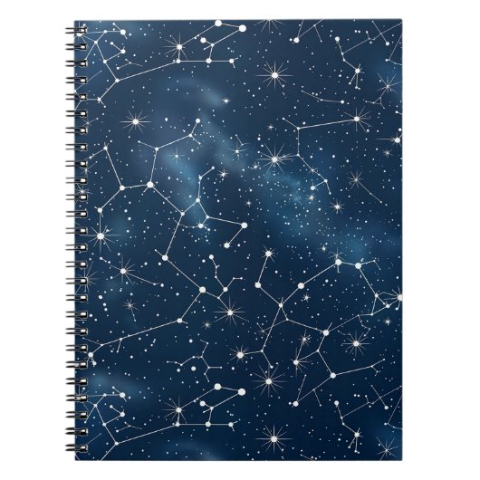 Carnet Constellation céleste - Nuit étoilée (4) (Devant)