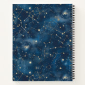 Carnet Constellation céleste - Nuit étoilée (6) (Dos)