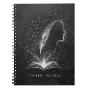 Carnet Constellation de poussière de craie d'enseignant d