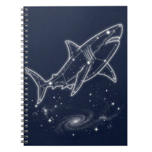 Carnet Constellation de requin de galaxie Ciel étoilé Nui