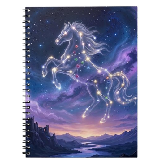 Carnet Constellation du Vaillant Cheval (Devant)