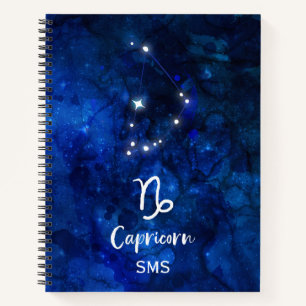 Carnet Constellation du zodiaque Capricorne Galaxie Ciel