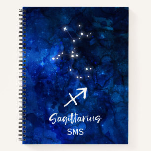 Carnet Constellation du zodiaque Sagittaire Galaxie Monog