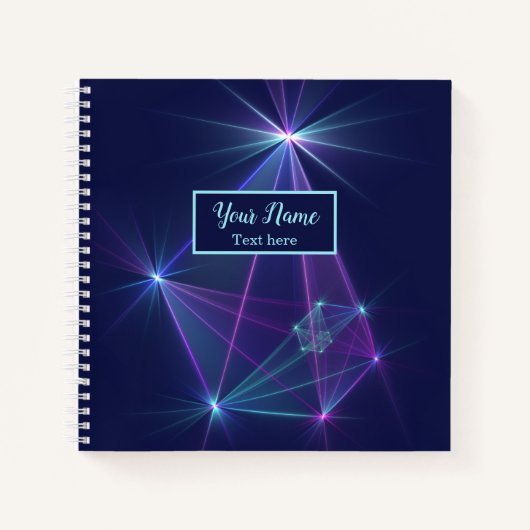 Carnet Constellation, nom de l'art fractal de fantaisie a (Devant)