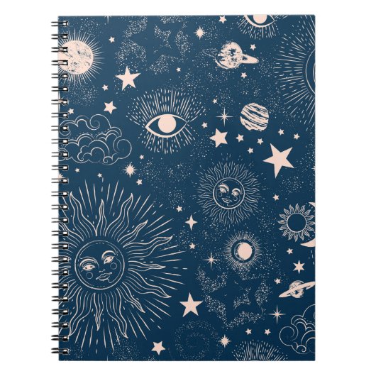 Carnet Constellations galactiques : Conception de Motif s (Devant)