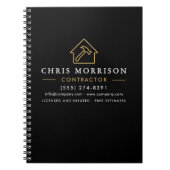 Carnet Construction Company Black Gold (Devant)