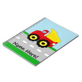 Carnet Construction Dumptruck de garçons d'enfants (Côté gauche)