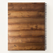 Carnet Construction en bois et ardoise personnalisée (Dos)