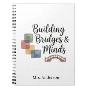 Carnet Construire des ponts et des esprits Inspirational