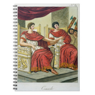 Carnet Consuls romains, de "L'Antica Roma", 1825 (couleur