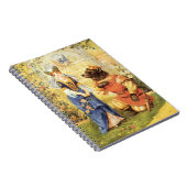 Carnet Conte de fée vintage, beauté et bête (Côté Droit)