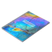 Carnet Contemporain Coloré Agate Moderne (Côté gauche)