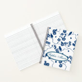 Carnet contemporain d'oiseaux de Toile et de fleur (Intérieur)