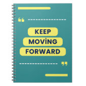 Carnet Continuer à avancer le devis motivationnel (Devant)