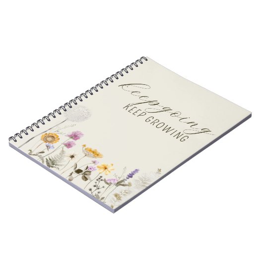 Carnet Continuer à continuer à augmenter le Fleur sauvage (Côté gauche)