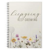 Carnet Continuer à continuer à augmenter le Fleur sauvage (Devant)