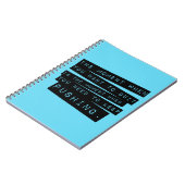 Carnet Continuez à pousser la citation de motivation (Côté gauche)