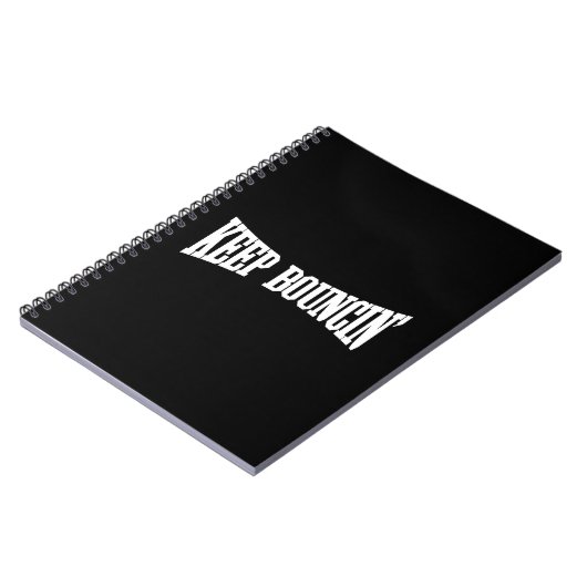 Carnet Continuez à rebondir. (Côté gauche)