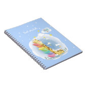 Carnet Continuez à rêver girafe avec des lapins (Côté Droit)