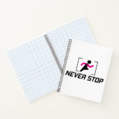 Carnet Continuez à travailler dur de conception motivatio (Intérieur)