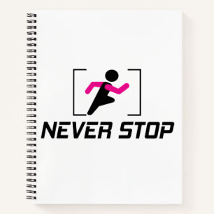 Carnet Continuez à travailler dur de conception motivatio