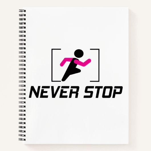 Carnet Continuez à travailler dur de conception motivatio (Devant)