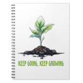 Carnet Continuez, continuez à grandir (Devant)