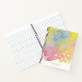 Carnet Contours d'aquarelle personnalisés (Intérieur)