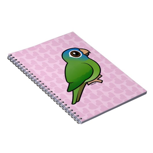 Carnet Conure Bleu-couronné (Côté Droit)