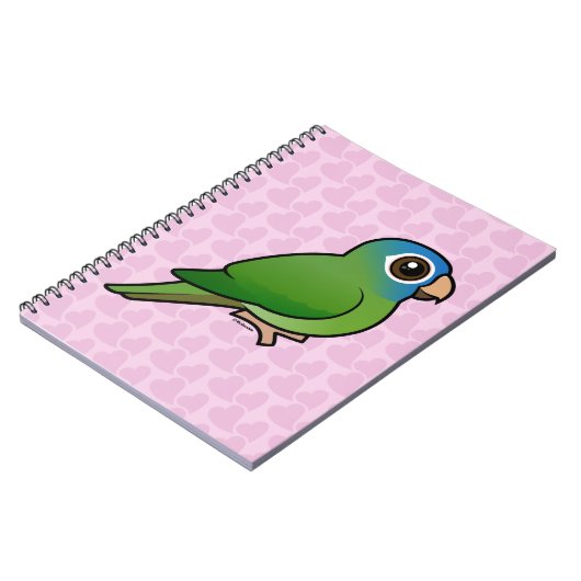 Carnet Conure Bleu-couronné (Côté gauche)
