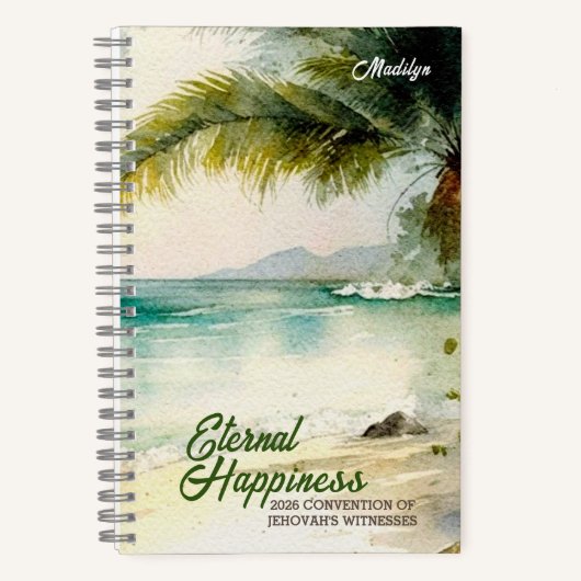 Carnet Convention Bonheur Éternel Tropical 2026 (Recto)